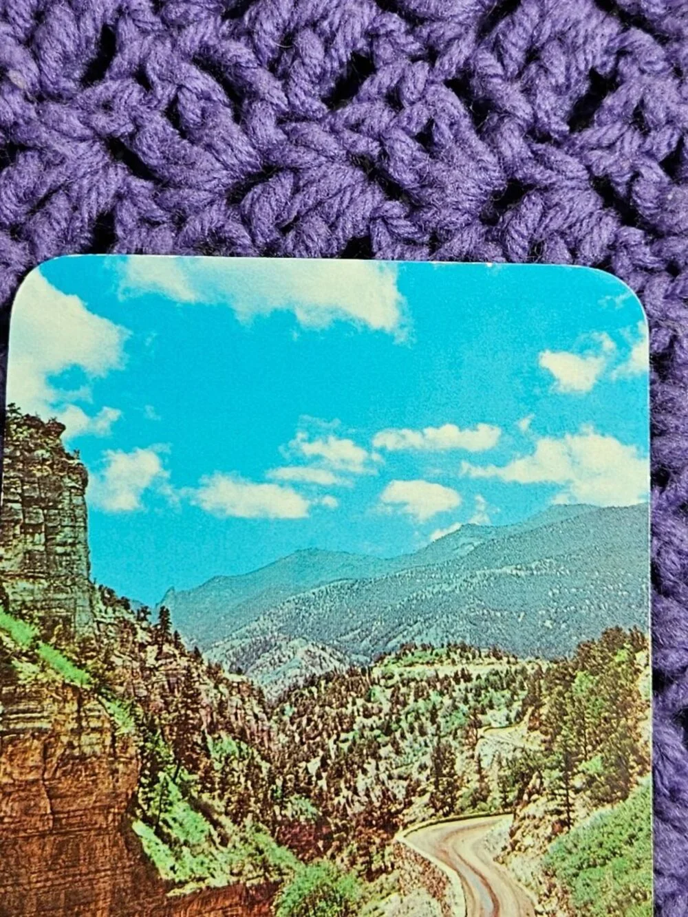 Horseshoe Curve in William Canyon Pikes Peak Region Colorado Postcard